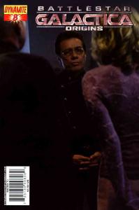 Battlestar Galactica: Origins #8B VF ; Dynamite | Edward James Olmos Photo Cover