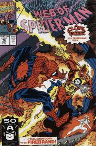 Web of Spider-Man, The #78 VF; Marvel | save on shipping - details inside