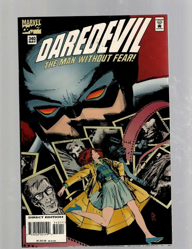 12 Daredevil Marvel Comics #333 334 335 336 337 338 339 340 341 342 343 344 SB1