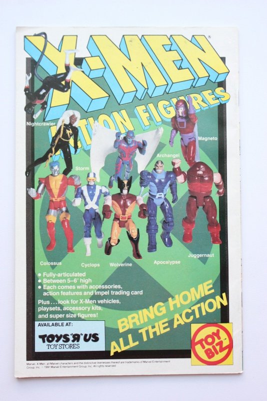 X-Men #1 Wolverine and Cyclops Cover (1991) X-Men [Key Issue] VFNM