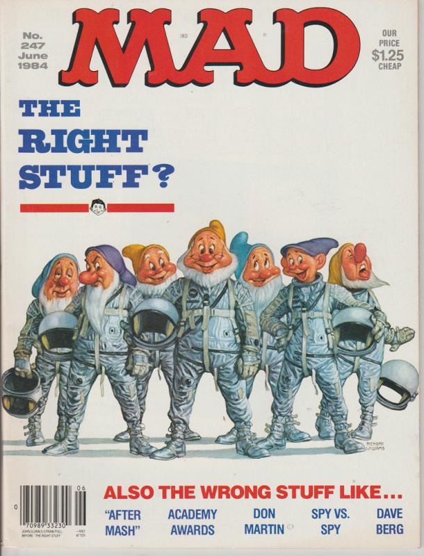 MAD MAGAZINE #247 - HUMOR COMIC MAGAZINE