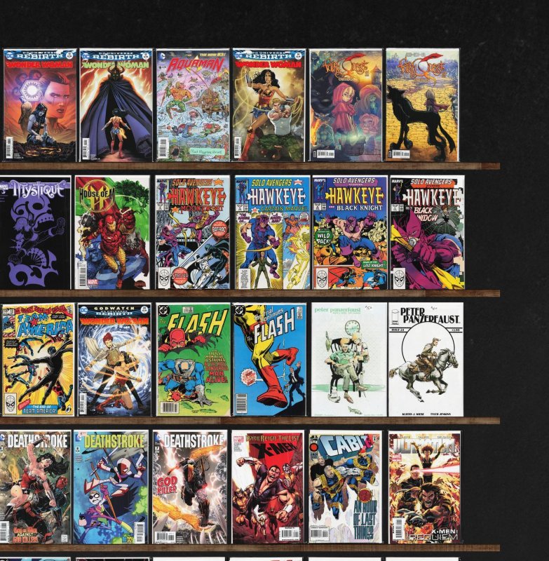 Huge Lot 150+ Comics with Deathstroke, Solo Avengers, X-Factor & More!