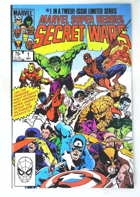 Marvel Super-Heroes Secret Wars   #1, VF+ (Actual scan)