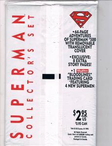 Adventures Of Superman #500 NM DC Comics Sealed Bag Comic Book JLA Jun 1993 DE48