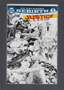 Justice League #1 Black And White Exclusive Cover