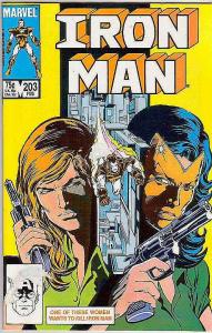 Iron Man #203 (Feb-87) FN Mid-Grade Iron Man
