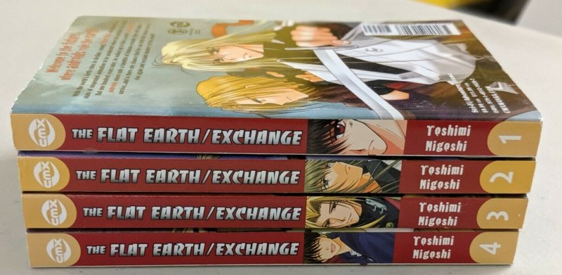 The Flat Earth / Exchange Volume 1-4 Full Set (CMX, 2008) Toshimi Nigoshi 