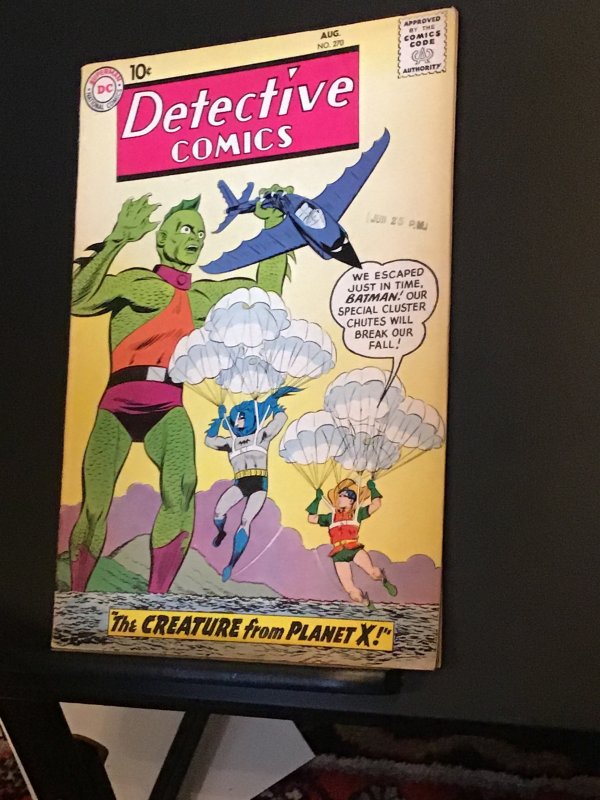 Detective Comics #270 (1959) 1960s alien vs. Batman,  John Jones high grade!