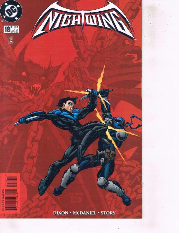 Lot Of 2 DC Comic Books Nightwing #18 and Legends of the Dark Knight #20 ON2