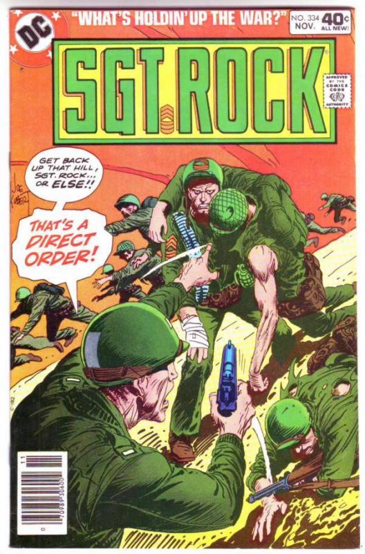 Sgt. Rock #334 (Nov-79) NM/NM- High-Grade Sgt. Rock