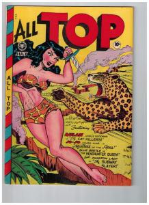 All Top Comics # 12 NM- 1948 Fox Features Syndicate Golden Age Comic Book JJ1