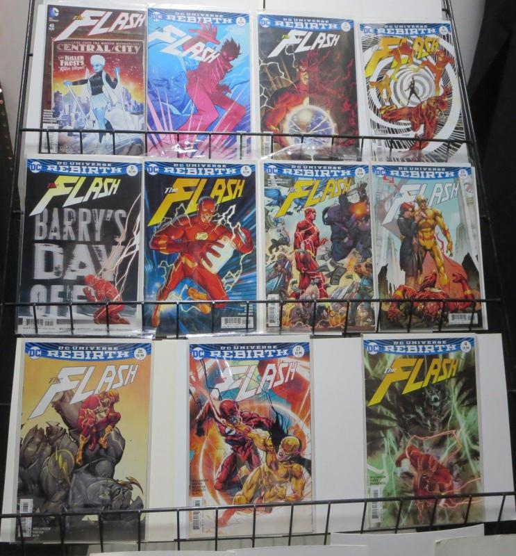 FLASH: REBIRTH COLLECTION! 10 books, Variant covers! Joshua Williamson VF-NM