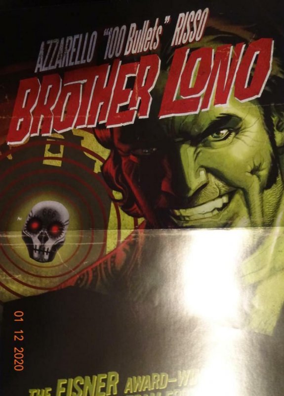 BROTHER LONO Promo Poster, 11 x 33.5, 2013, VERTIGO Unused more in our store 450