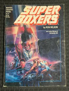 1983 SUPER BOXERS Marvel Graphic Novel #8 by Ron Wilson VG 4.0 2nd Printing