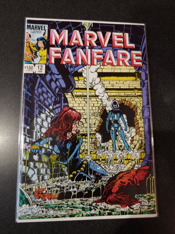 MARVEL FANFARE #12 - 1ST COVER IRON MAIDEN - BLACK WIDOW MOVIE NM