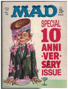 MAD 72 GD+ July 1962