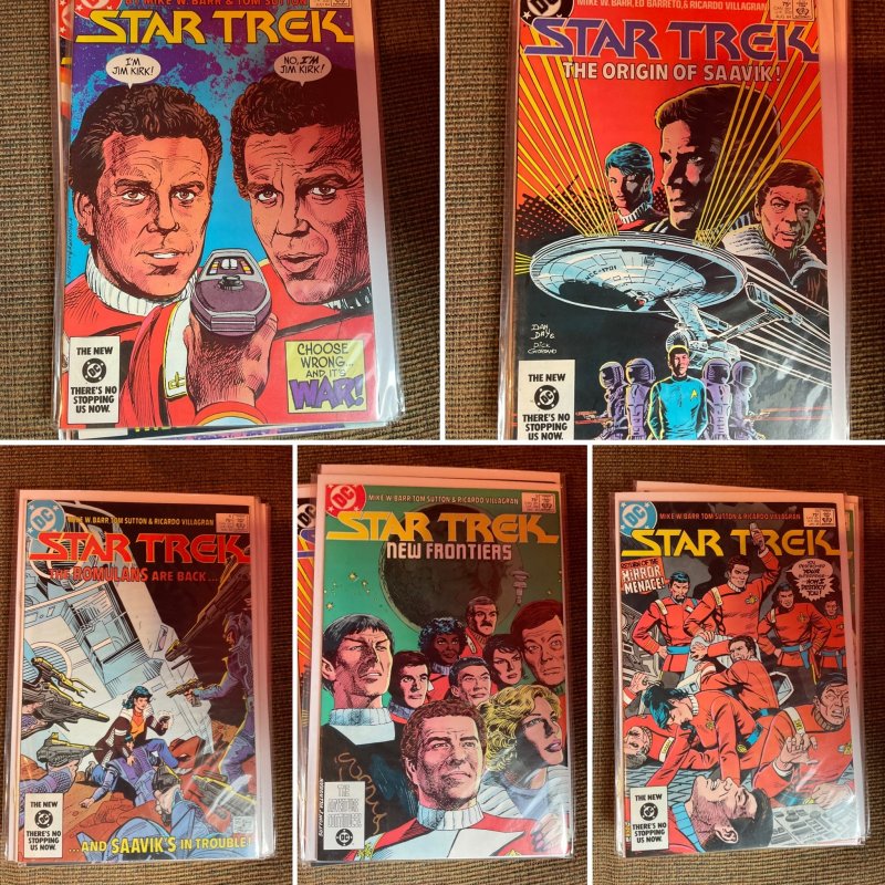 Lot of 10 Star Trek 1st Series (1984 DC)