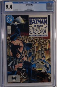 Batman #419 (DC, 1988) CGC 9.4