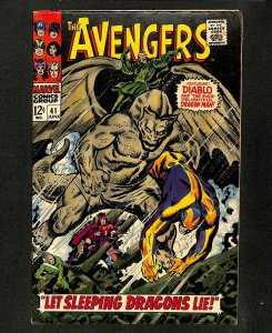 Avengers #41 Hercules Dragon Man Appearance! John Buscema Art! Silver Age!
