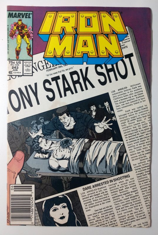 Iron Man #243 (6.5-NS, 1989) 