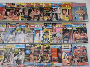 Huge Lot 100+ Vintage Wrestling Magazines W/ Flair, Rock, Hulk, Macho Man+ NICE!
