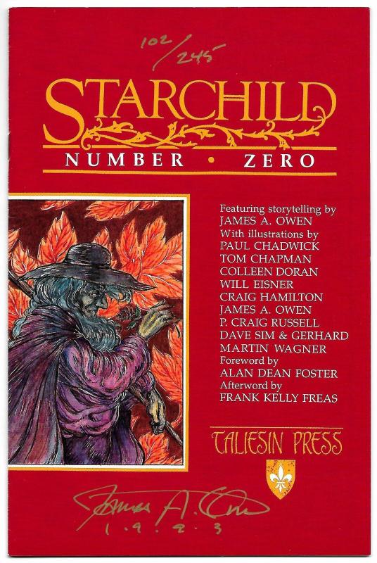 Starchild #0 Signed by James Owen Ltd Edition #102/240 (Taliesin, 1993) VF/NM