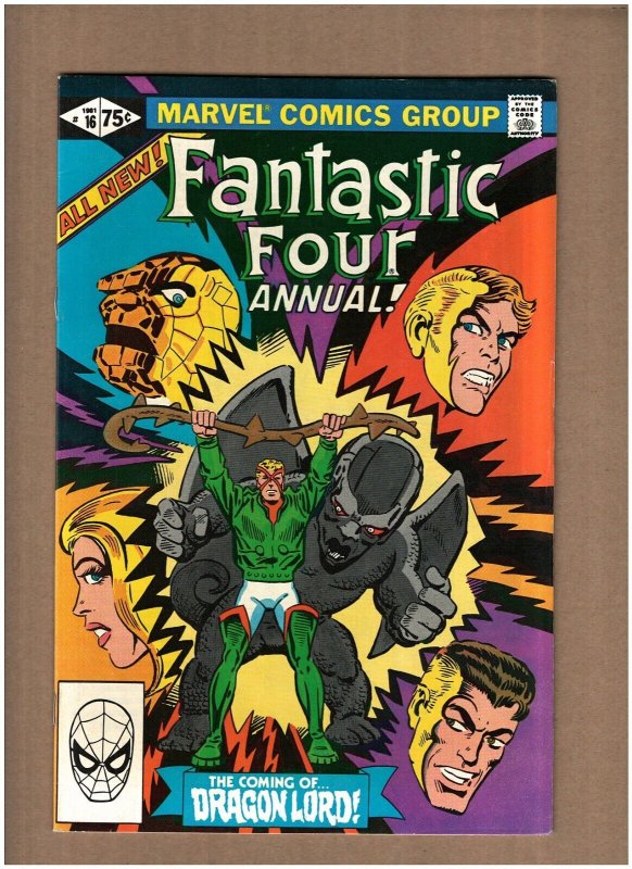 Fantastic Four Annual #16 Marvel Comics 1981 Steve Ditko VF 8.0