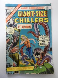 Giant-Size Chillers #1 (1975) GD+ Condition 1 1/2 in spine split