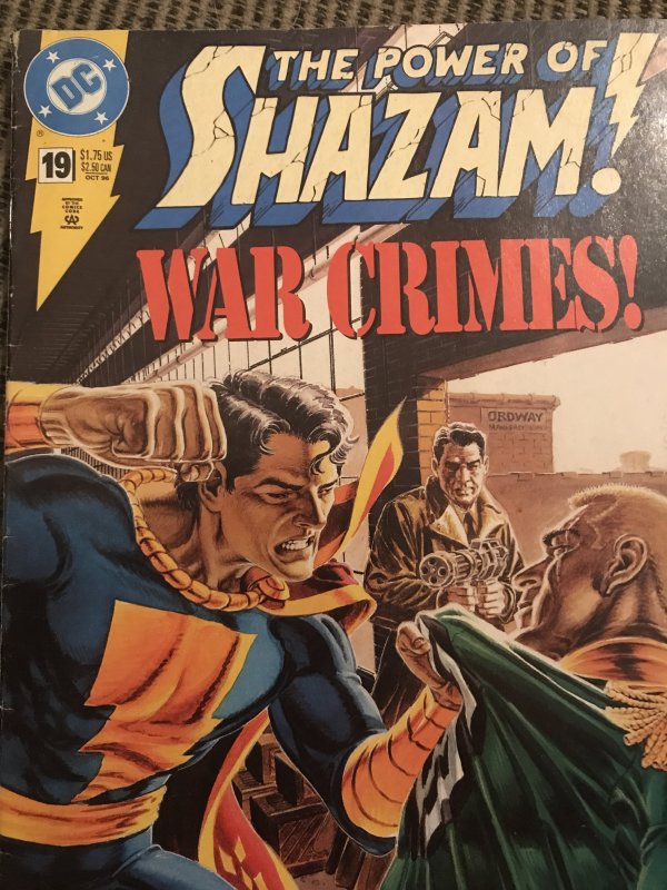 The Power of SHAZAM! #19 : DC 10/96 Fn; Captain Marvel Jr. Vs. Captain Nazi