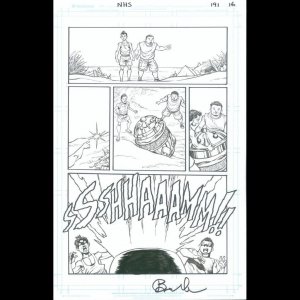 NINJA HIGH SCHOOL Issue 191 Page 16 Original art Signed by Ben Dunn