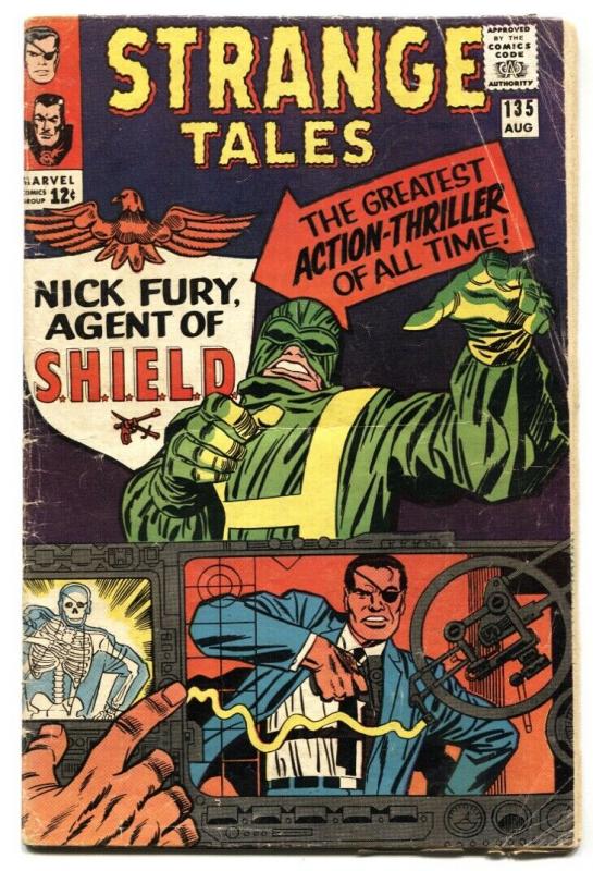 STRANGE TALES #135 1st NICK FURY-KEY-SILVER AGE-VG