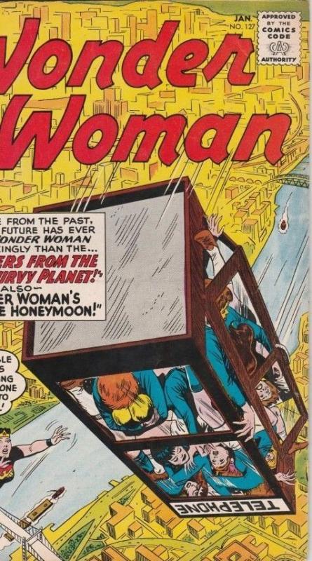 Wonder Woman 127 Strict 9.0 VF/NM High-Grade(Jan-62)-The Topsy Turvy Aliens! wow