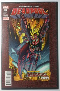 Deadpool #6 (9.0, 2016) 1ST APP OF DEADPOOL 2099