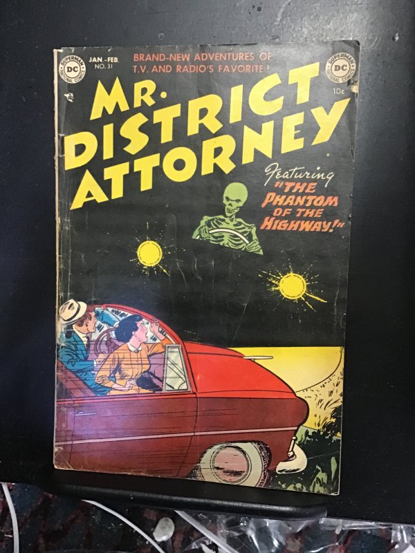 Mr. District Attorney #31 (1953) The phantom of the highway! affordable grade VG