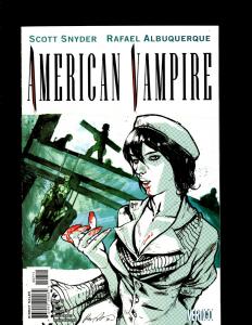 Lot of 9 American Vampire Vertigo Comic Books #1 2 3 4 5 6 7 8 9 J398