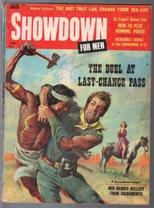 Showdown For Men 4/1958-Sterling-Laurel Lavell-cheesecake-exploitation-G