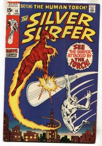 Silver Surfer #15  1970 - Marvel  -FN - Comic Book