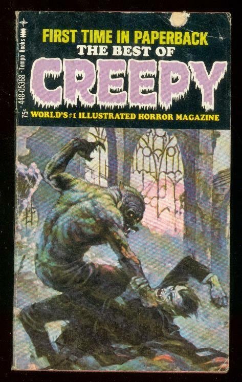 BEST OF CREEPY PAPERBACK 1971-1st EDITION-FRAZETTA-DITKO-good/very good G/VG