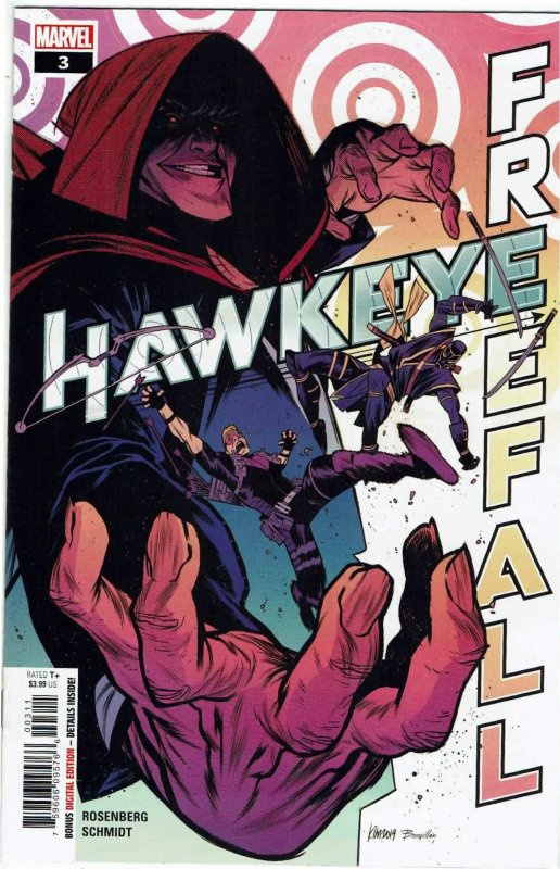 Hawkeye: Freefall #3 Black Widow The Hood NM