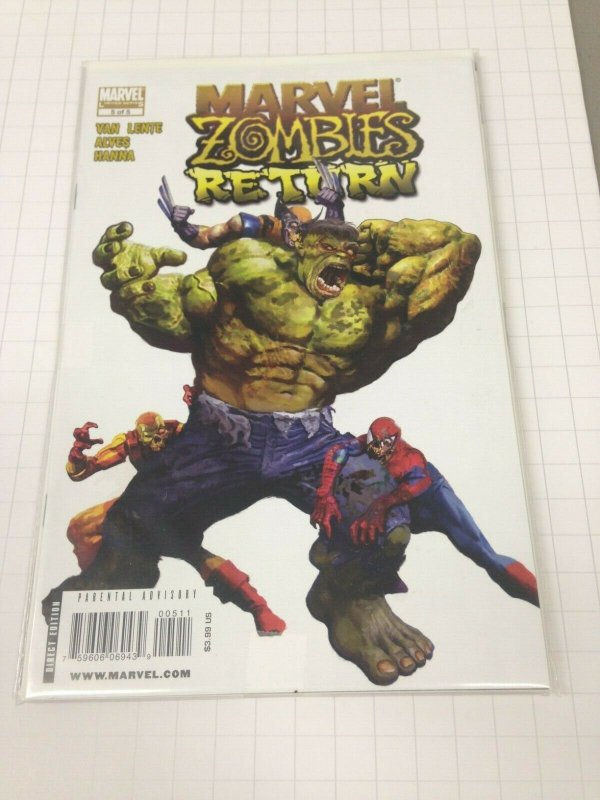 Marvel Zombies return 1-5 set Avg. grade NM