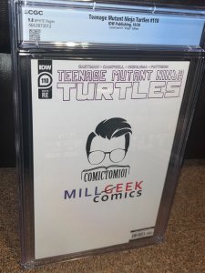Teenage Mutant Ninja Turtles 110 Momoko Mill Geek Virgin Variant CGC 9.8