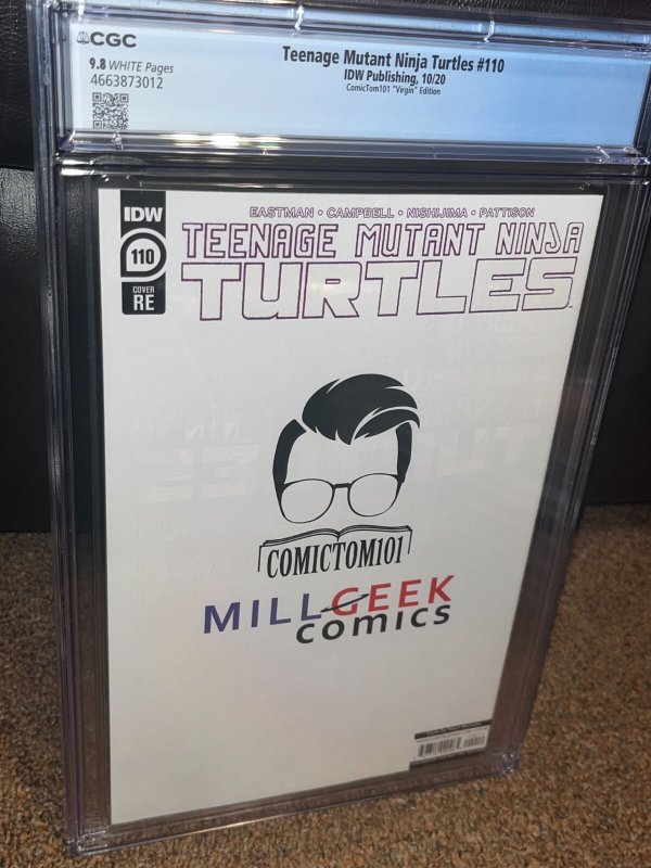 Teenage Mutant Ninja Turtles 110 Momoko Mill Geek Virgin Variant CGC 9.8