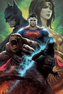 JUSTICE LEAGUE VS GODZILLA VS KONG #7 CVR E INC 1:50 (PRESALE 05/21/2024)