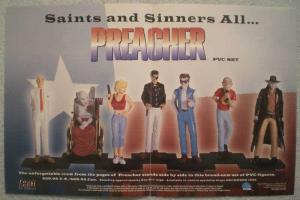 PREACHER PVC SET Promo poster,  17x11, 1999, Unused, more Promos in store