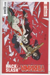 HACK SLASH vs VAMPIRELLA #3 B, Sudzuka cvr, NM-, 2017, Horror, more in store