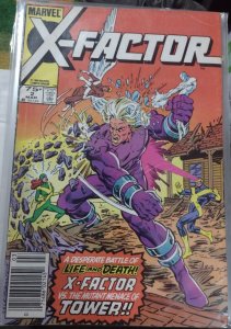 X-FACTOR # 2 1986 MARVEL DISNEY BARCODE NEWSTAND VARIANT