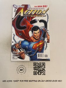 Action Comics # 2 NM 1st Print Variant Cover DC Comic Book Superman 27 J221