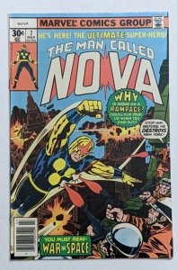 Nova #7 (Mar 1977, Marvel) VF- 7.5 Sphinx Powerhouse Diamondhead appearance
