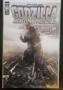 GODZILLA Monsters & Protectors #1 2021 B&W Movie Photo Variant?IDW Comics?NM+