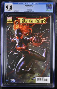 Thunderbolts #1 CGC 9.8 1st New Team Derrick Chew Black Widow Variant Cover 2023